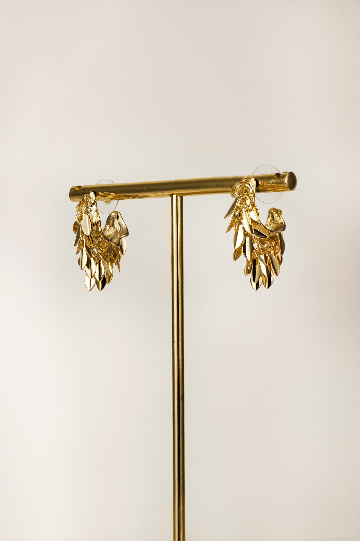 GOLD LEAF HOOPS