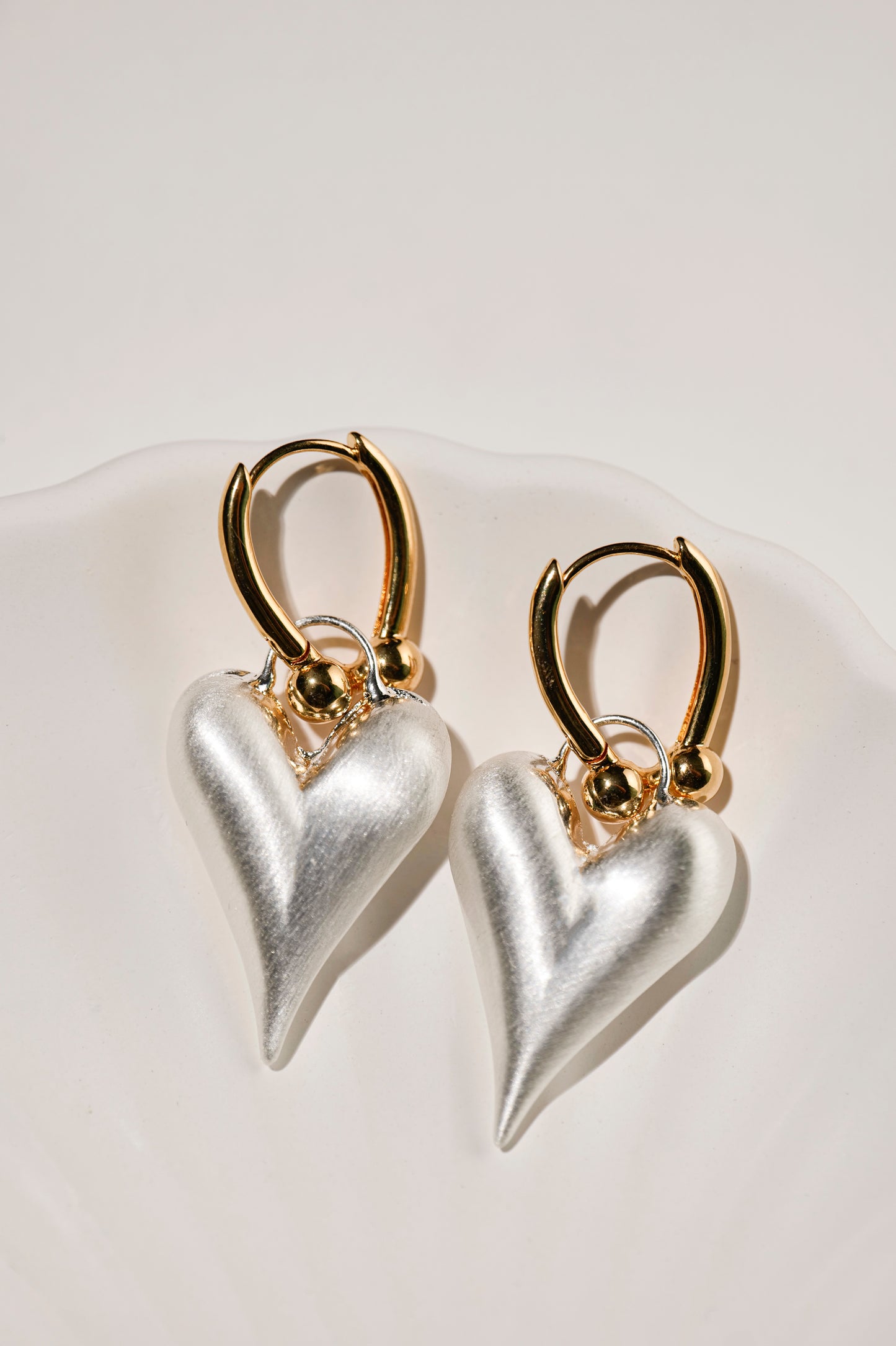 SILVER HEART HOOPS