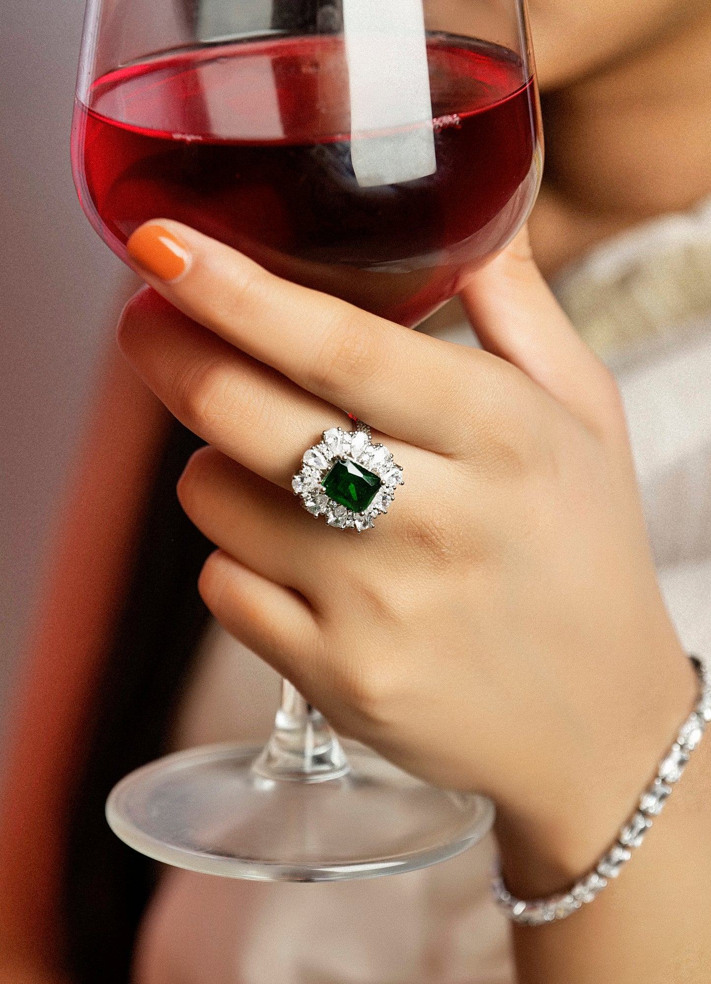 EMERALD BLOOM RING