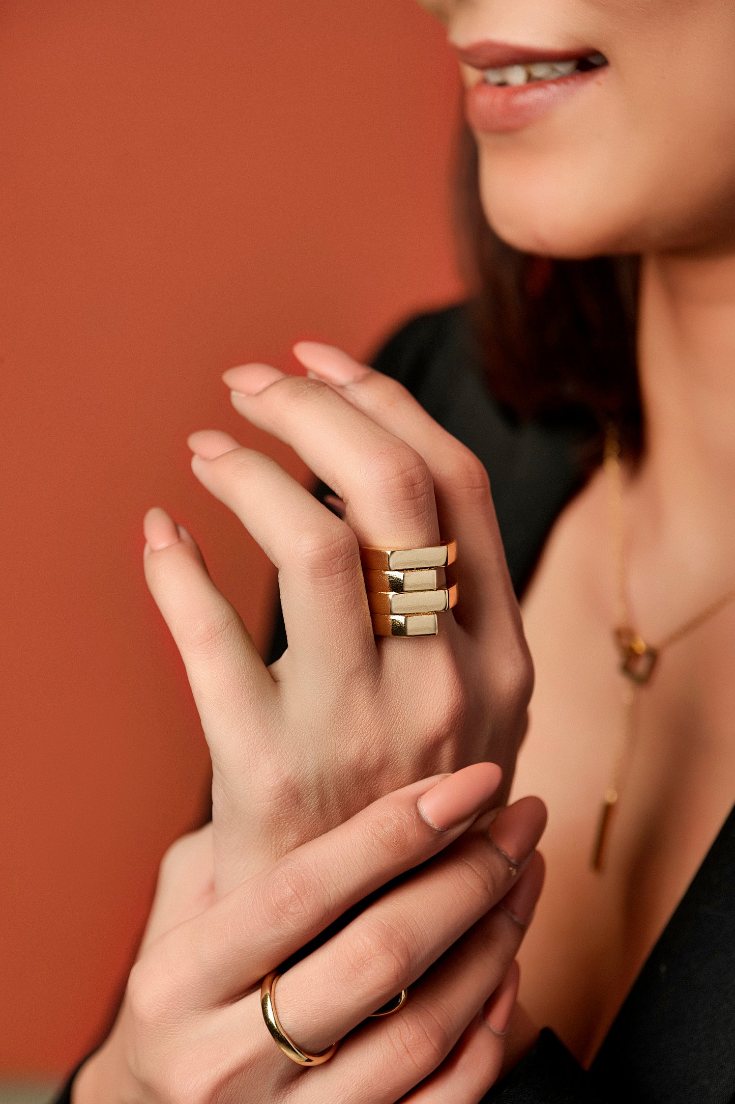 BLOCK LINK RING