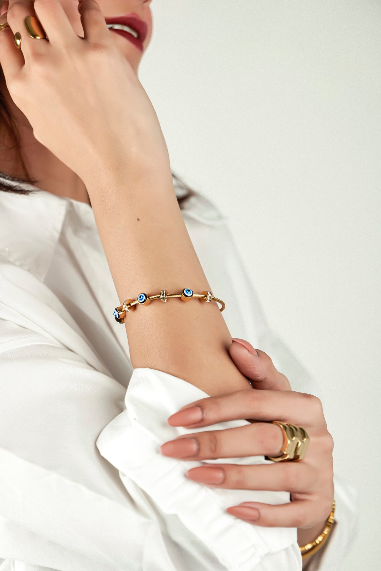 EVIL EYE CHARM BRACELET