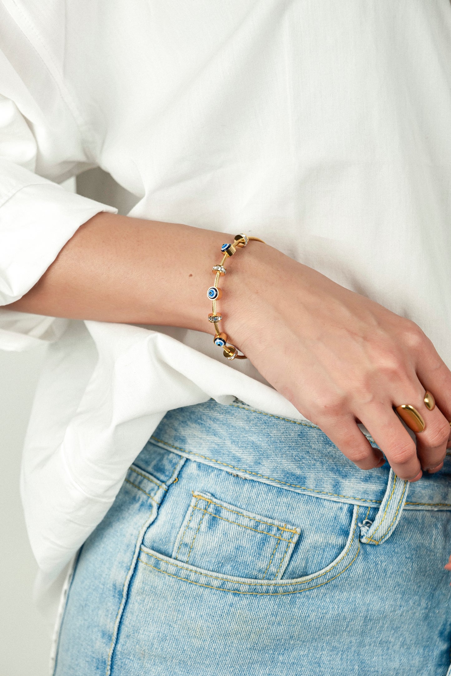 EVIL EYE CHARM BRACELET