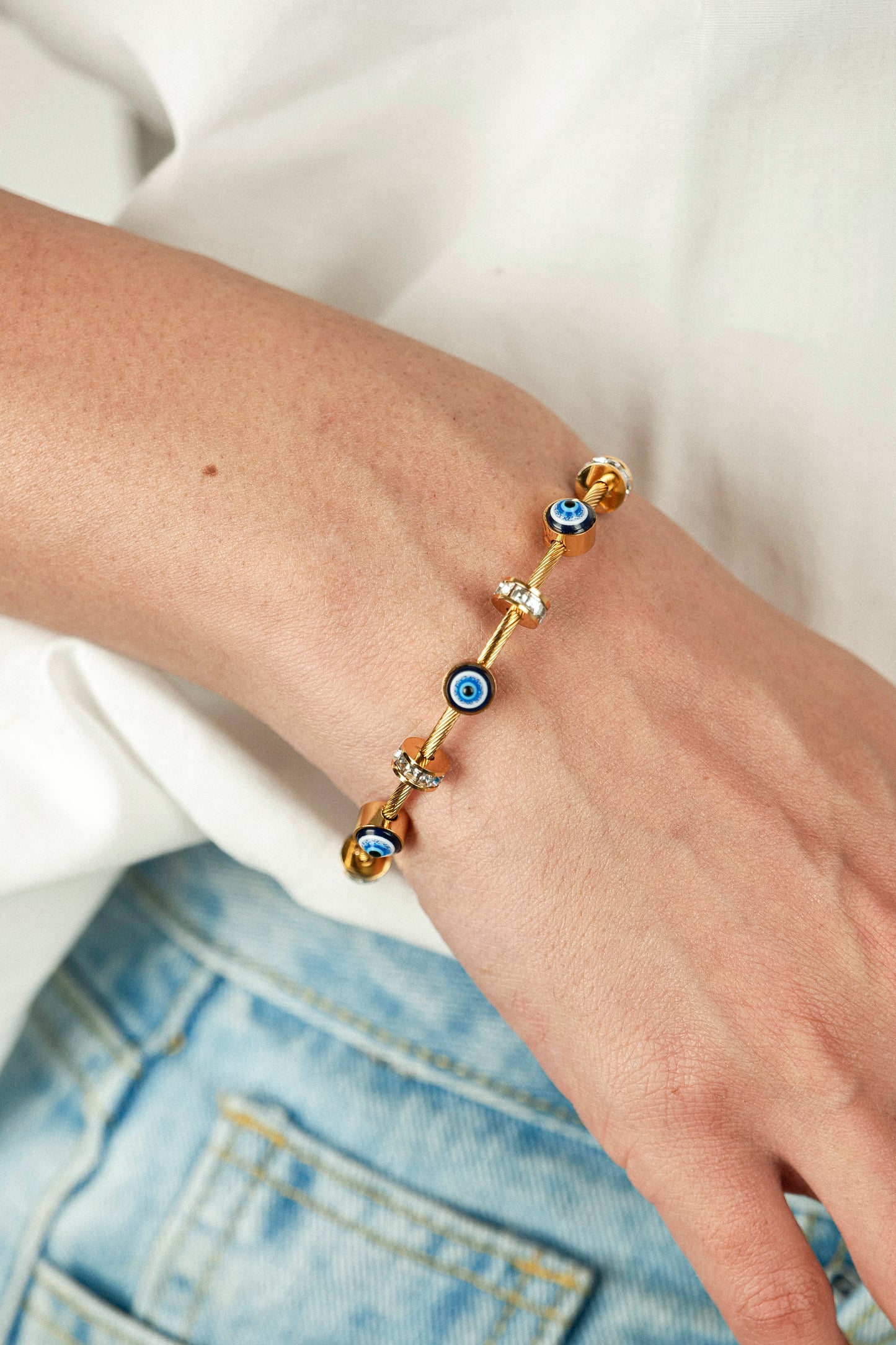 EVIL EYE CHARM BRACELET