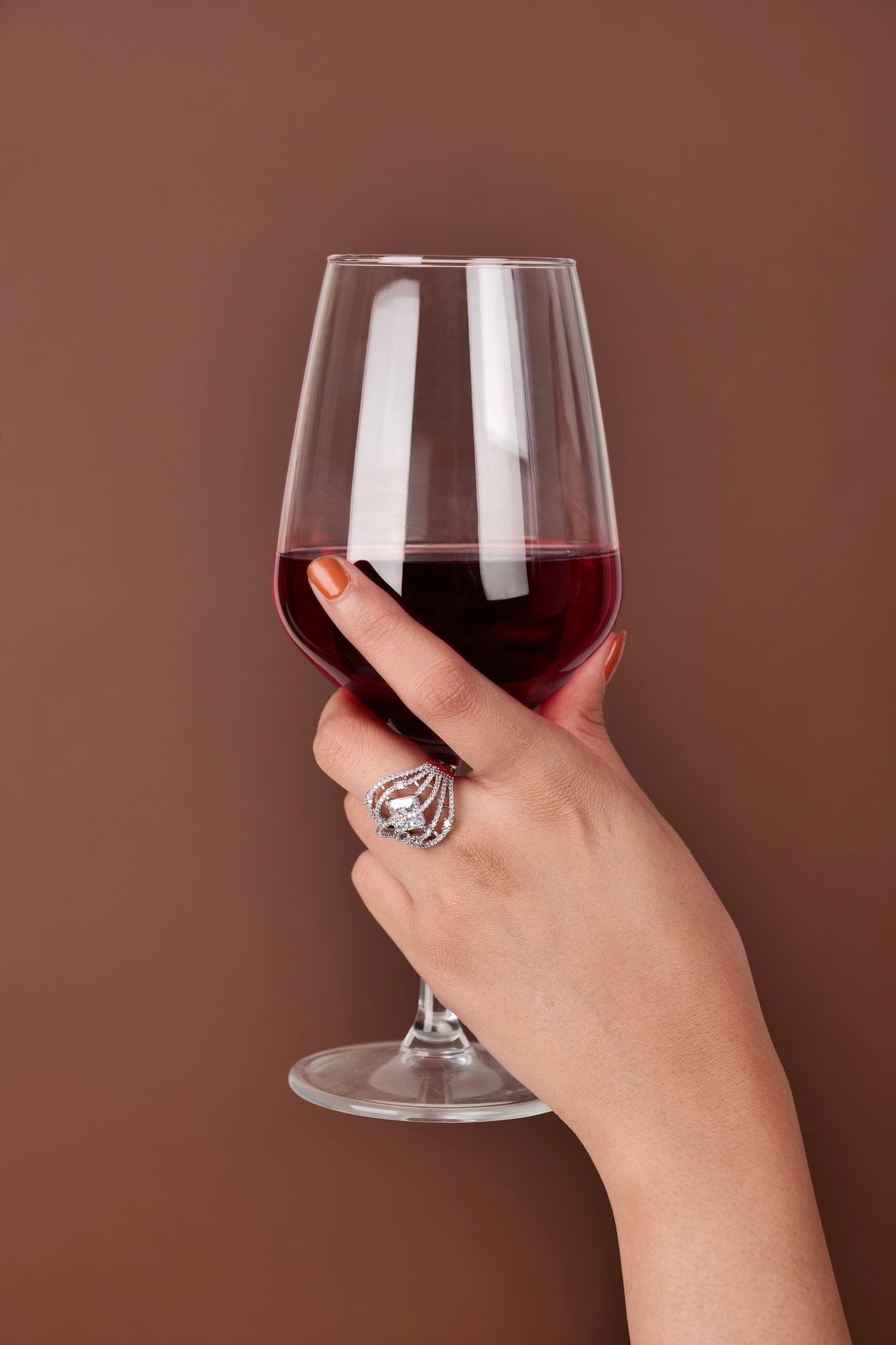 CRYSTAL CASCADE RING