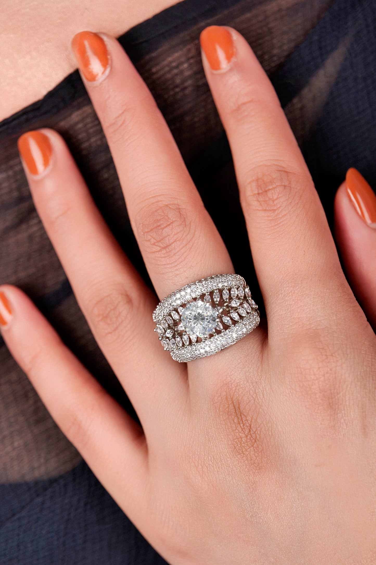 IMPERIAL GRACE ADJUSTABLE RING