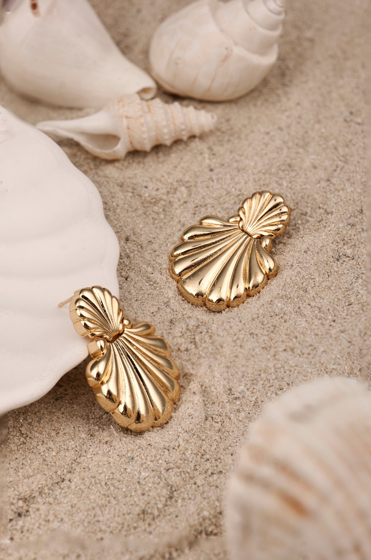 SHELL CHARM EVERYDAY EARRINGS