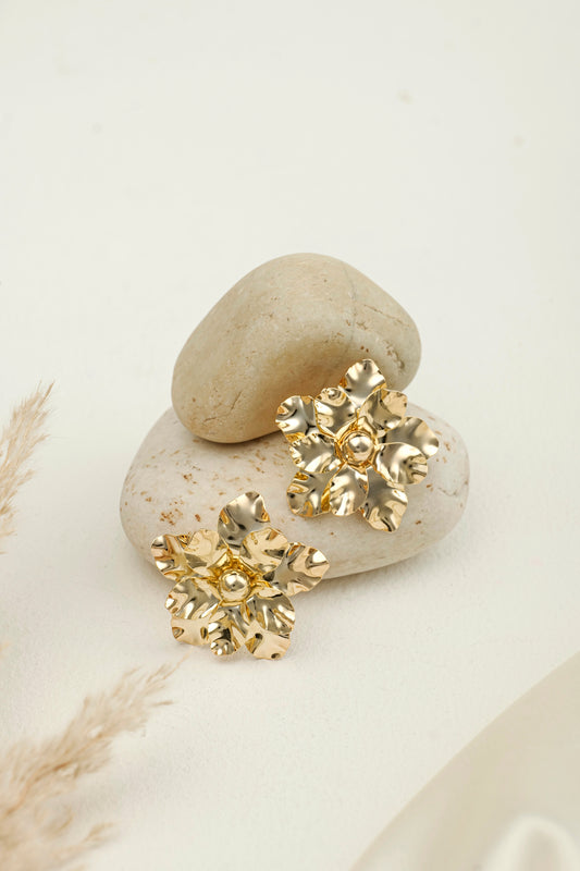 GOLDEN BLOOM STATEMENT STUD