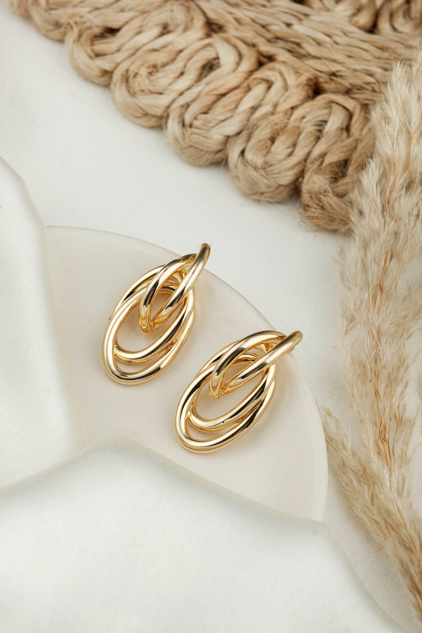 GOLDEN LINK DROPS EVERYDAY EARRINGS