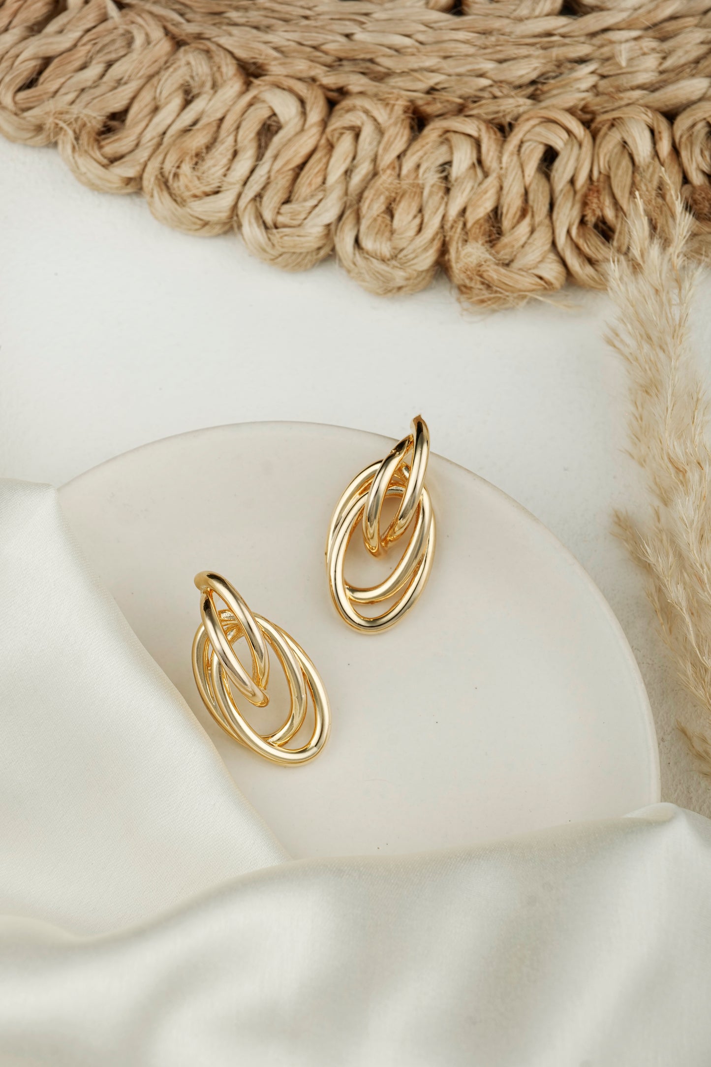 GOLDEN LINK DROPS EVERYDAY EARRINGS