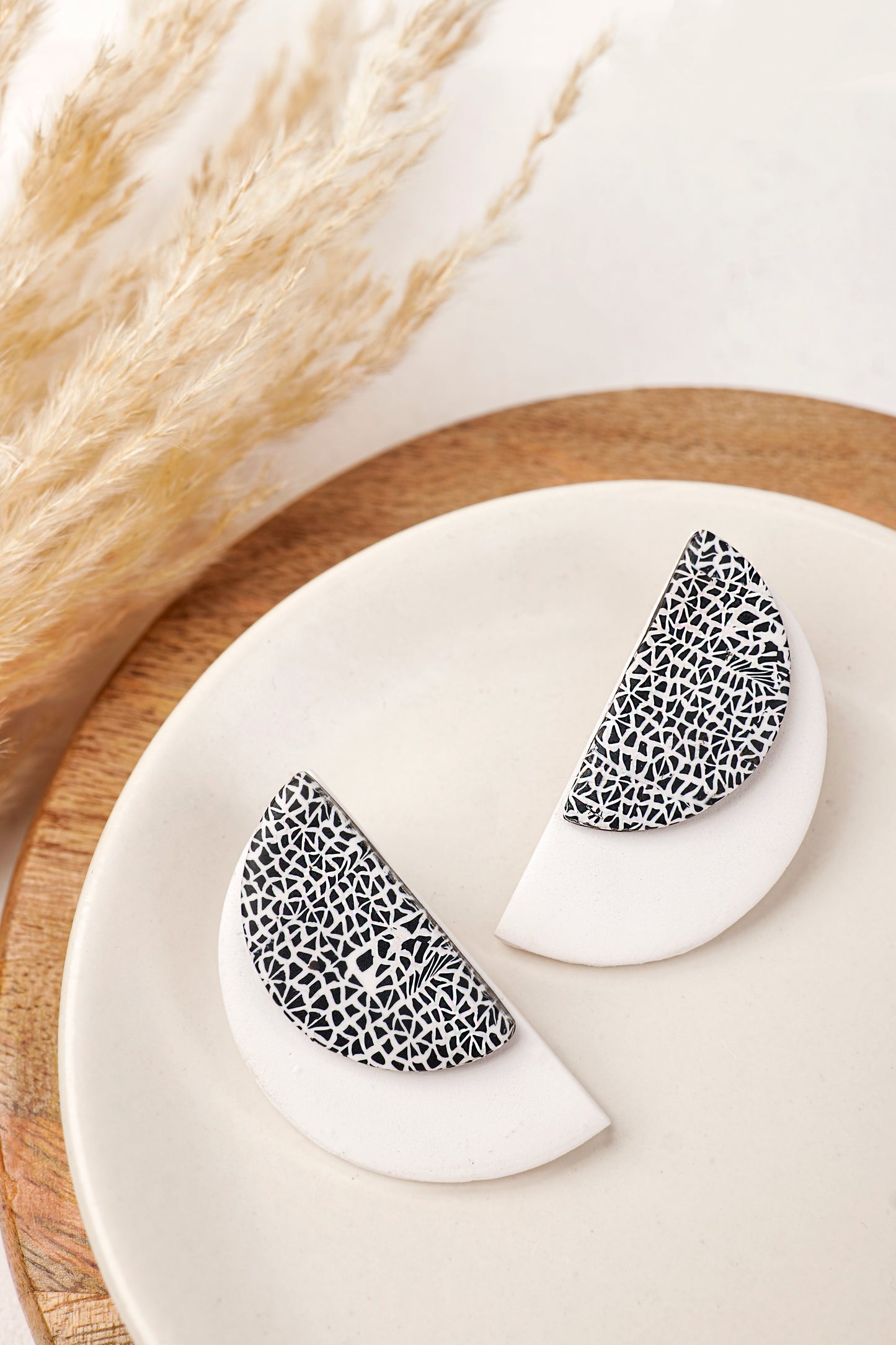 MOON SLICE BIG STUDS