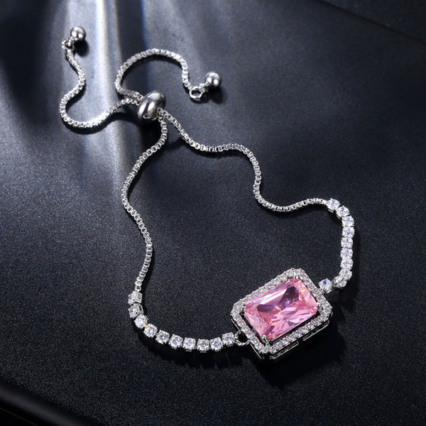 RADIANT EMERALD-CUT CRYSTAL BRACELET