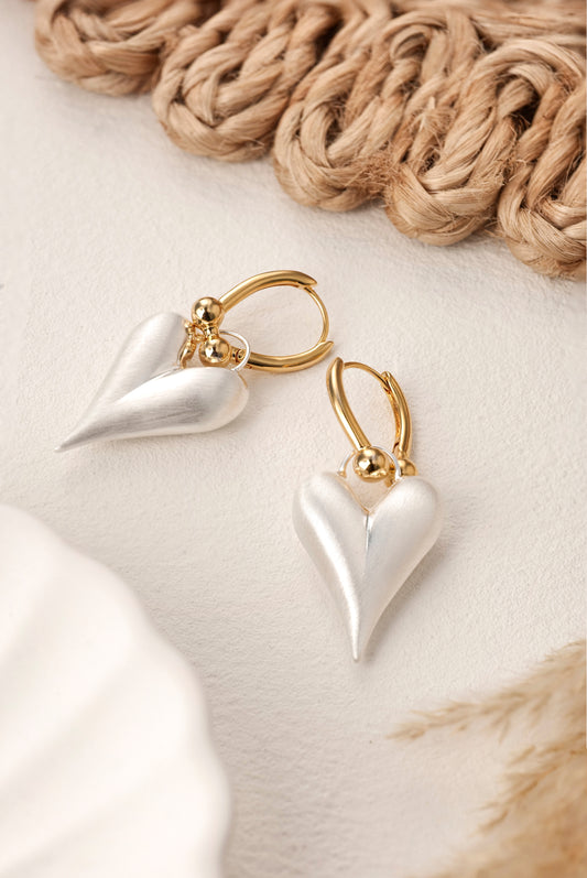 SILVER HEART HOOPS
