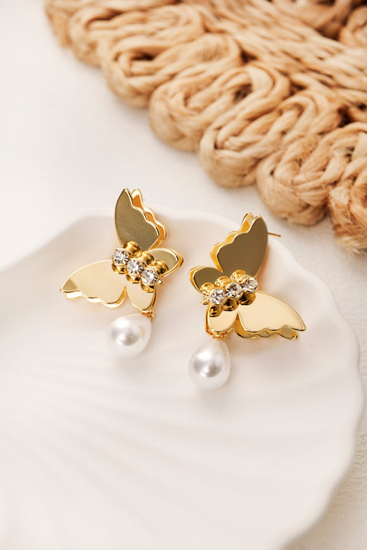 BUTTERFLY BLOOM STATEMENT EARRINGS