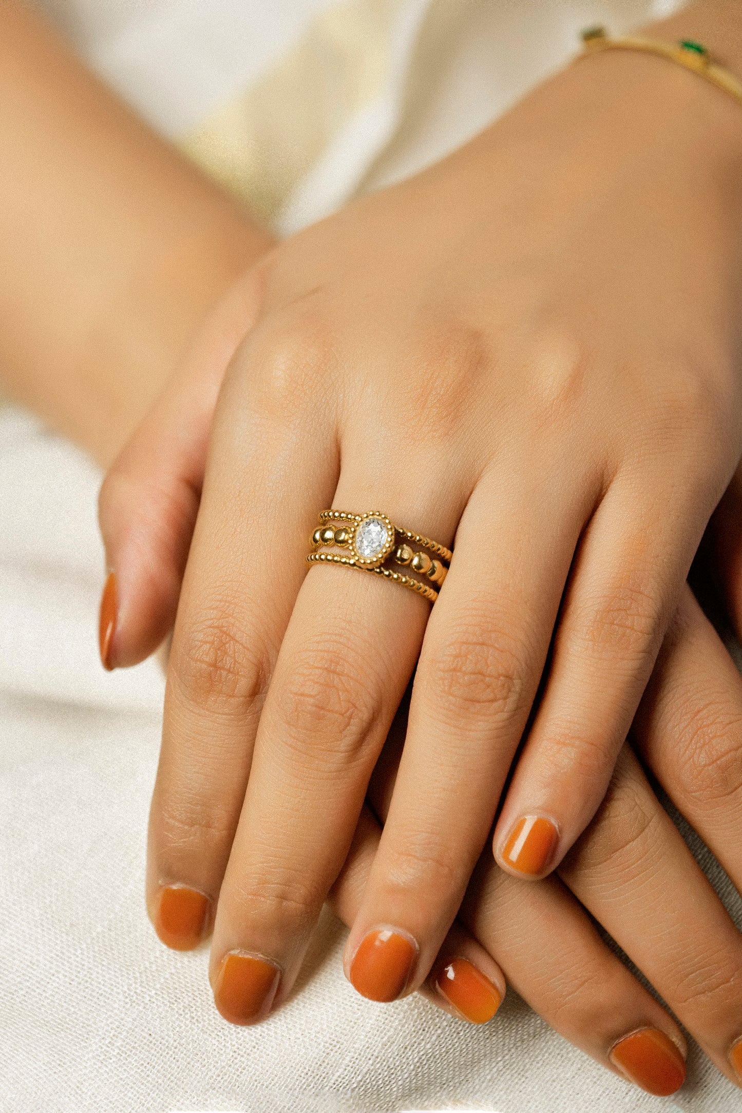 MARQUISE BEAD RING