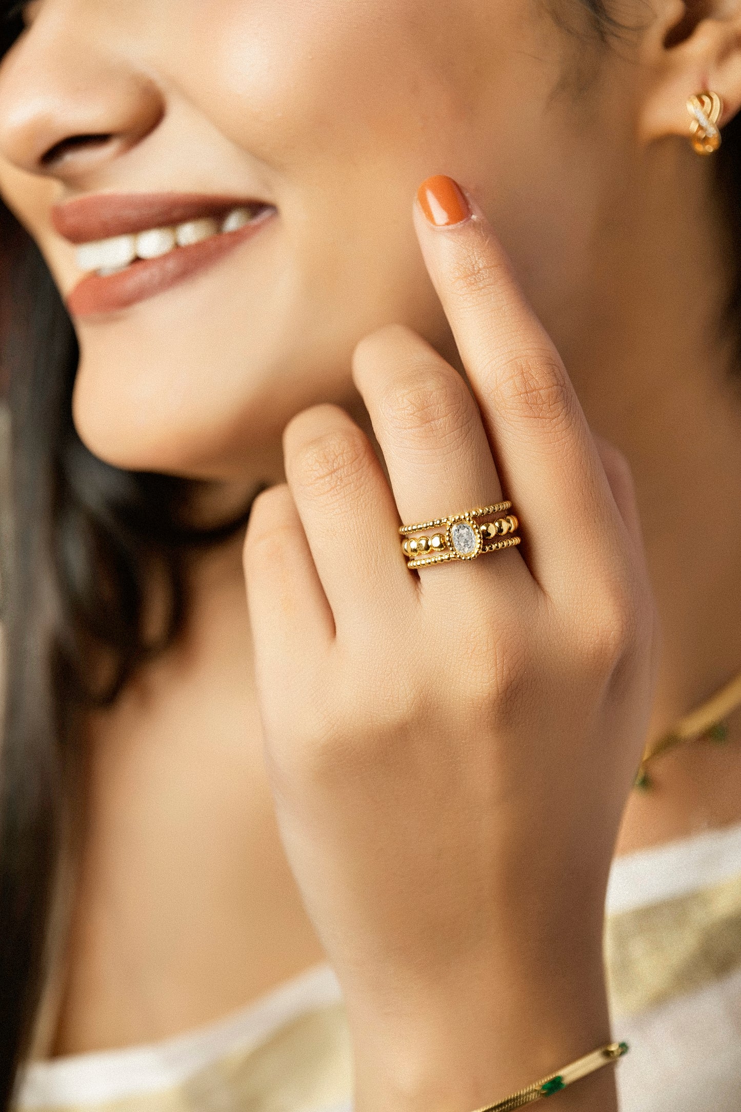 MARQUISE BEAD RING