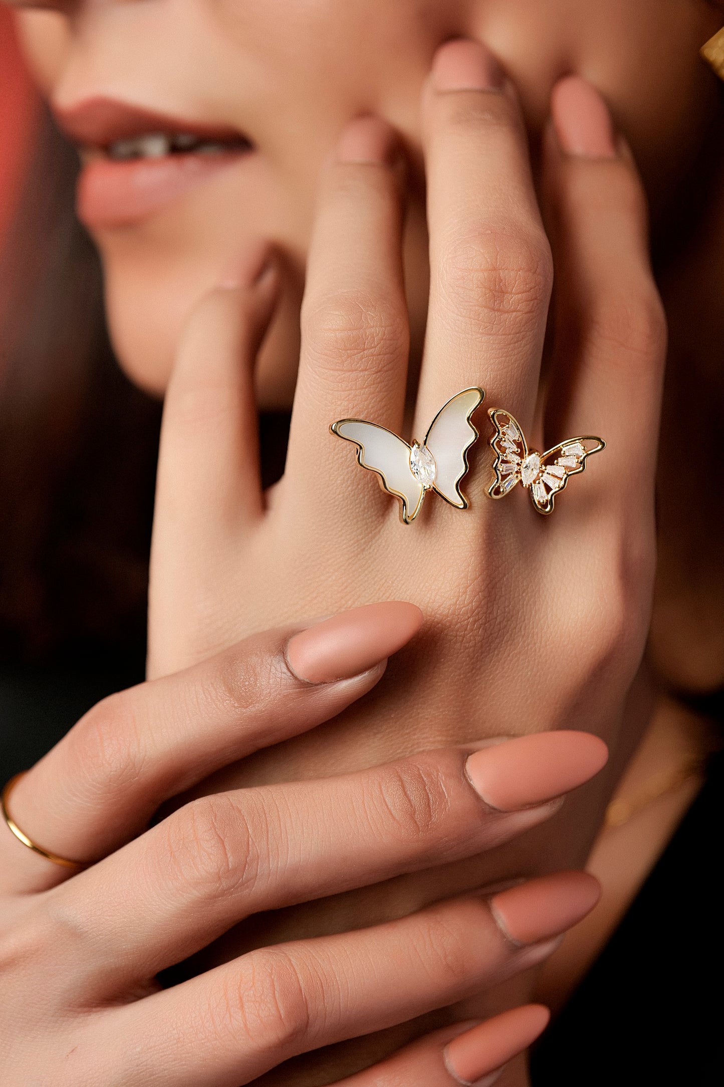 BUTTERFLY WHISPER RING