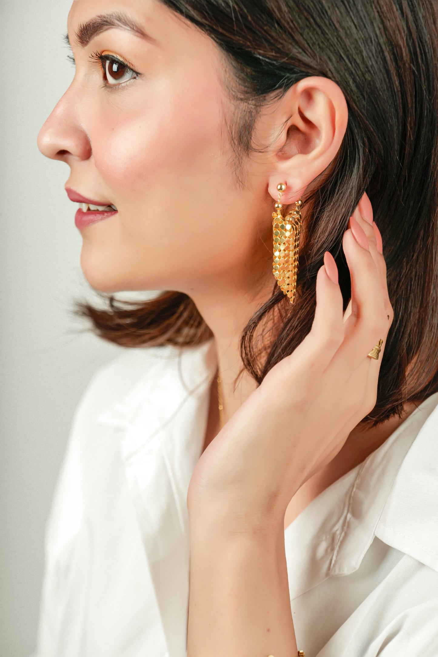 METRO MESH CLASSIC EARRINGS