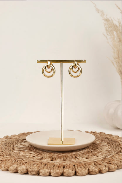 GOLDEN ETERNAL HOOPS