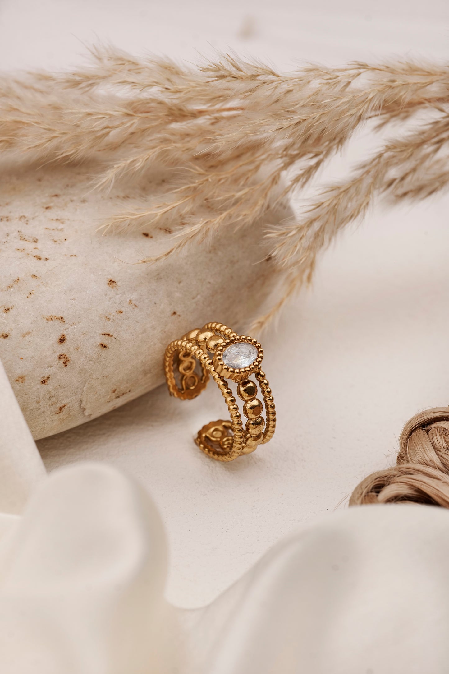 MARQUISE BEAD RING