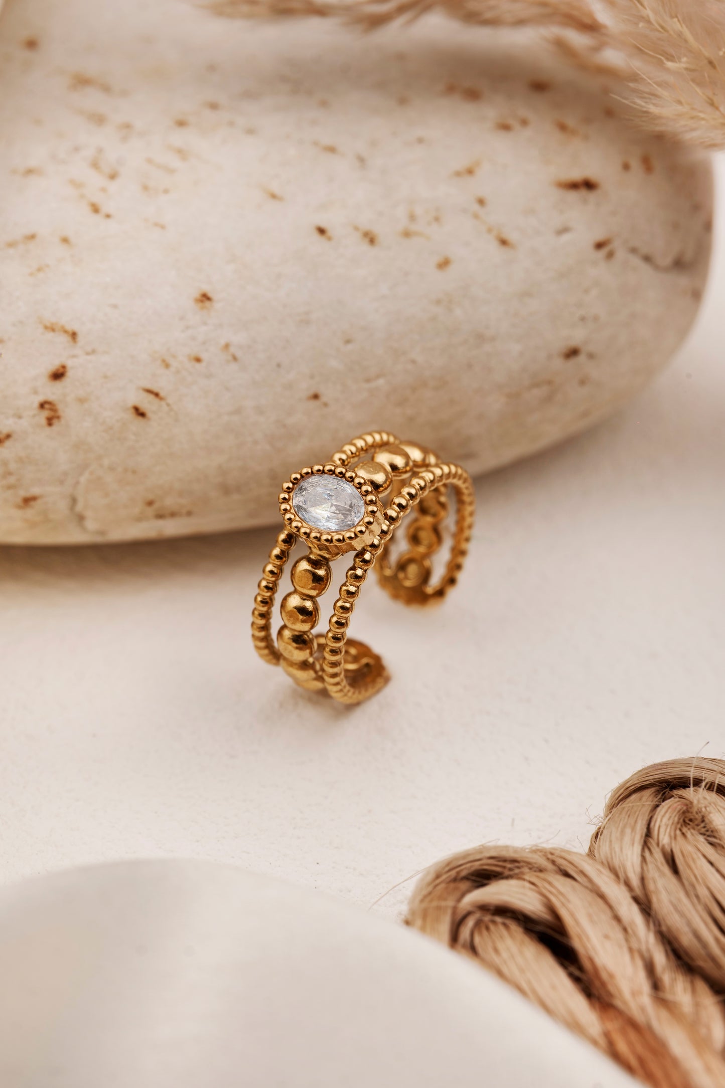 MARQUISE BEAD RING