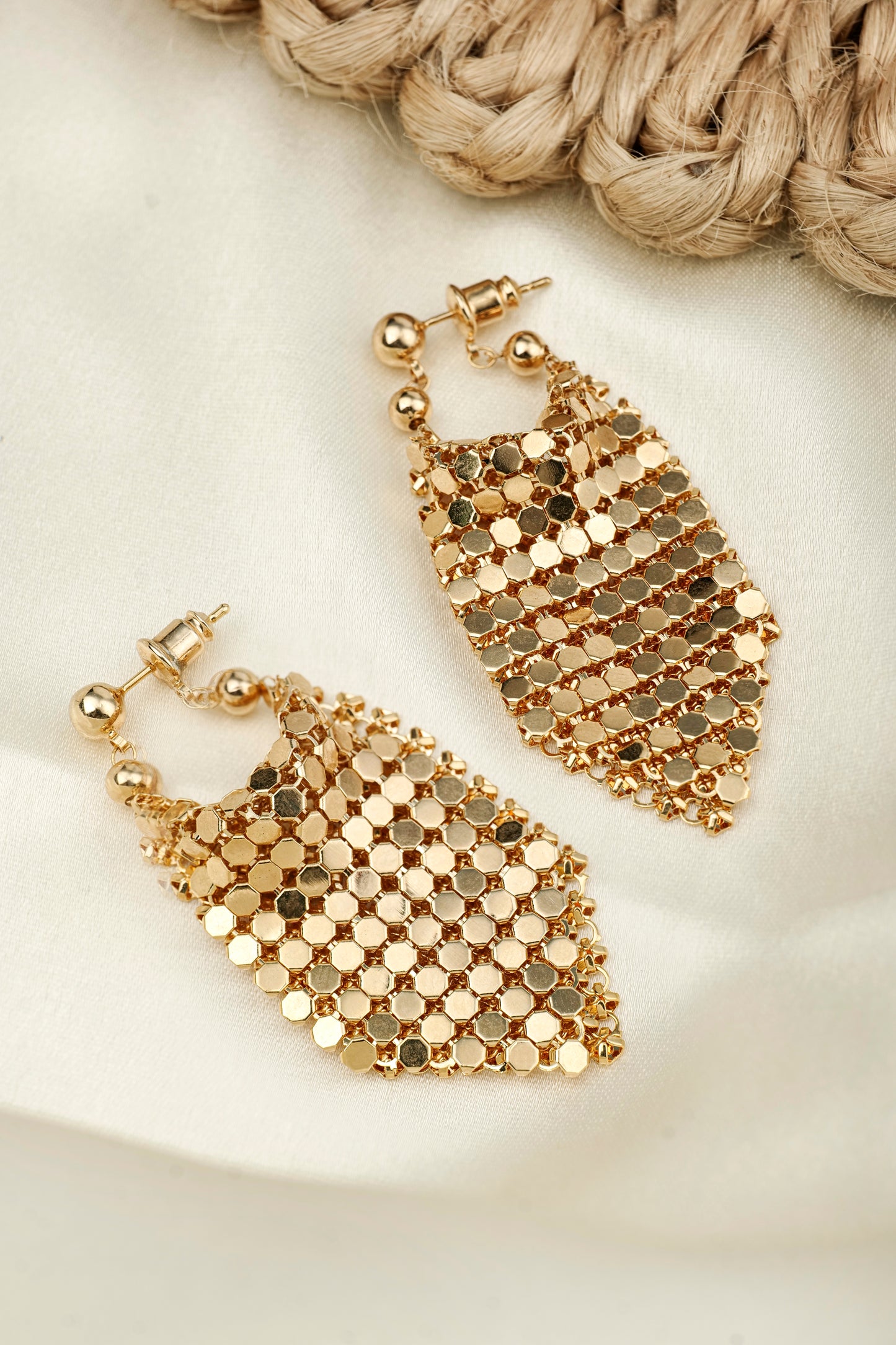 METRO MESH CLASSIC EARRINGS