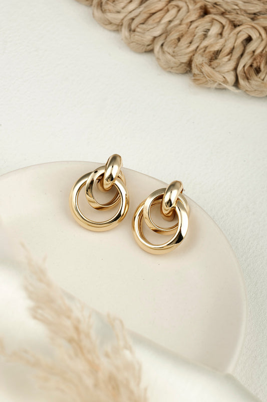 GOLDEN ETERNAL HOOPS