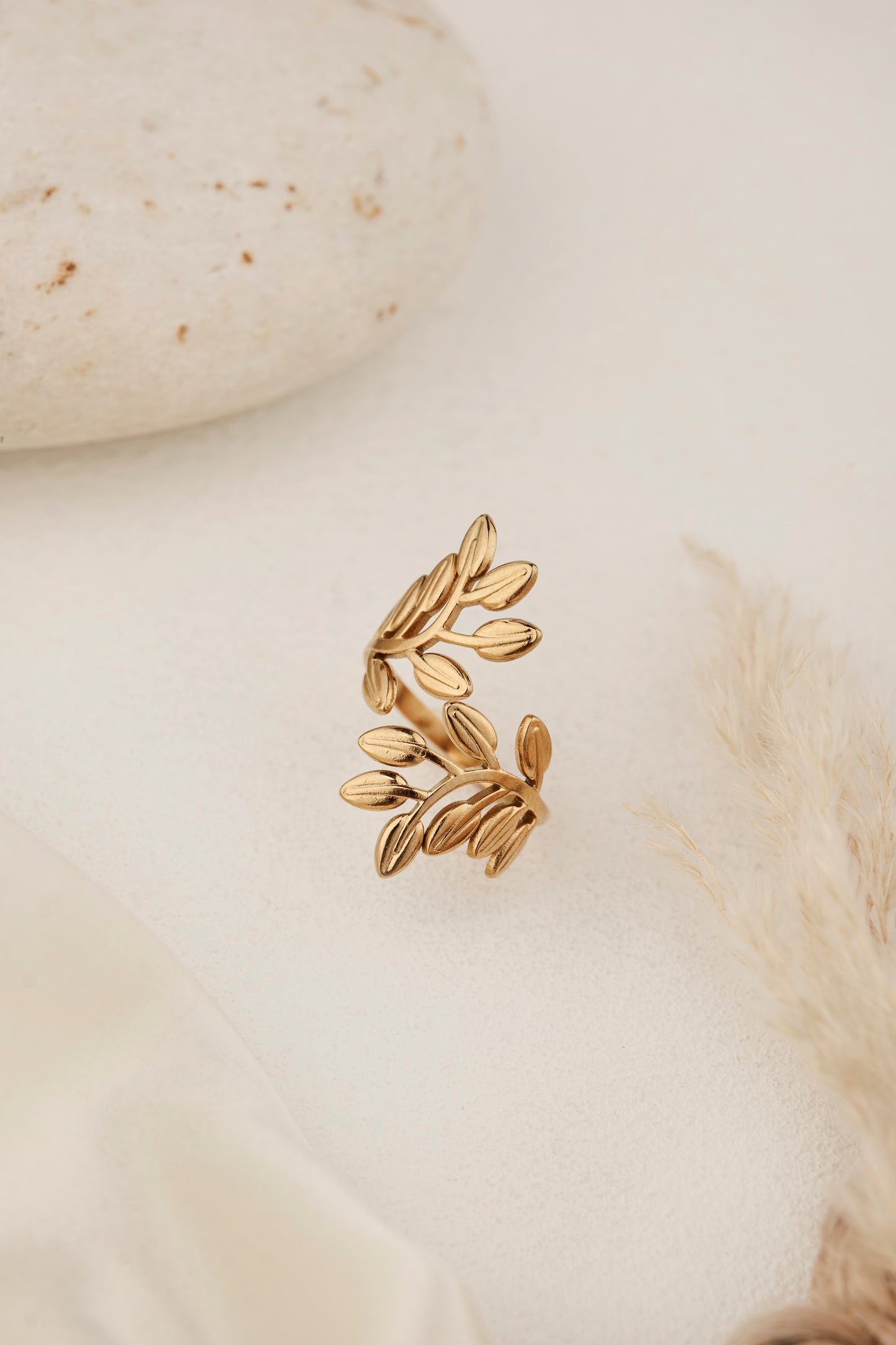 GOLD LEAF RING