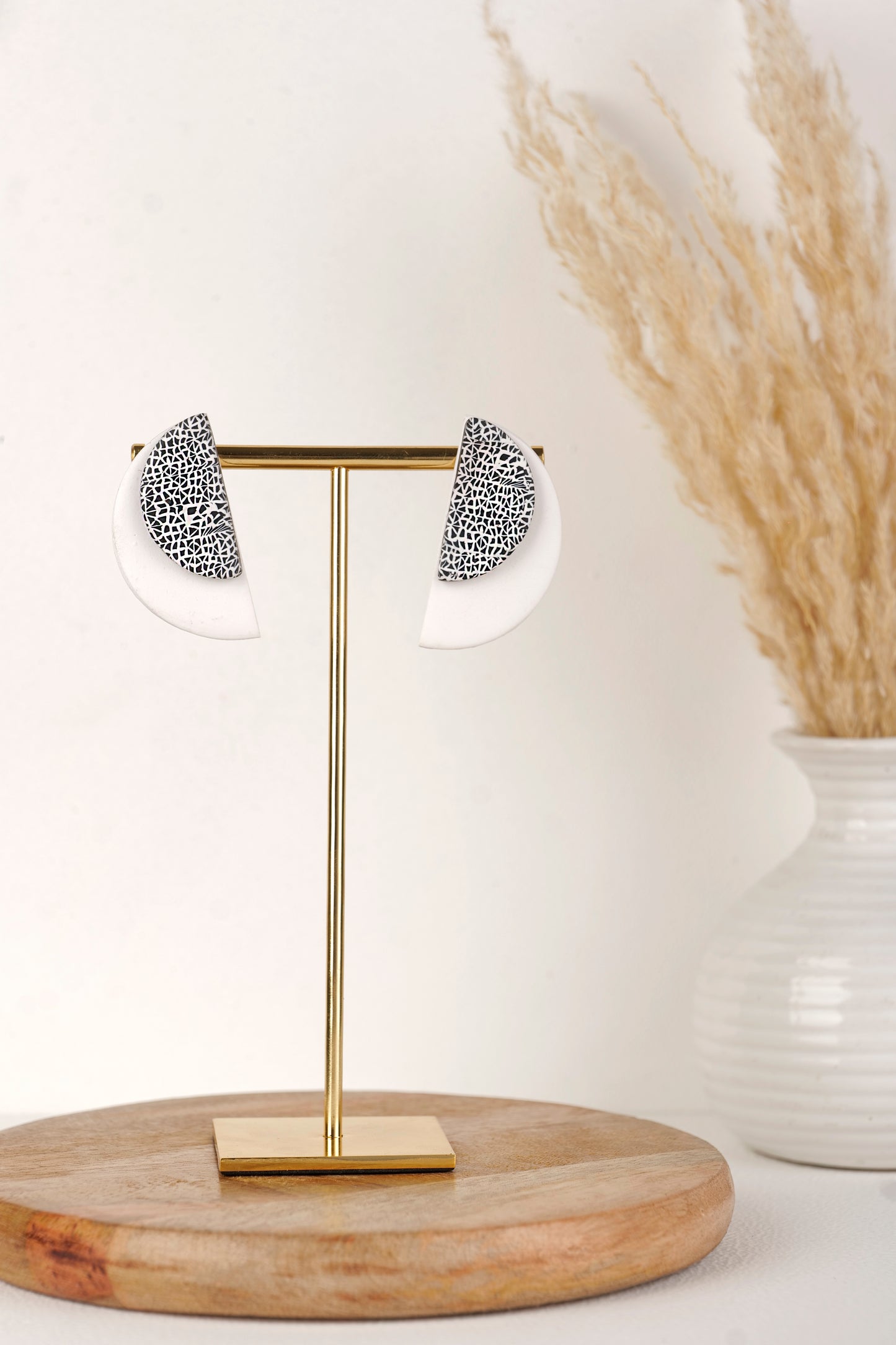 MOON SLICE BIG STUDS
